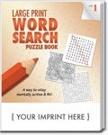 SCS1930 Large Print Word Search Puzzle Book With Custom Imprint